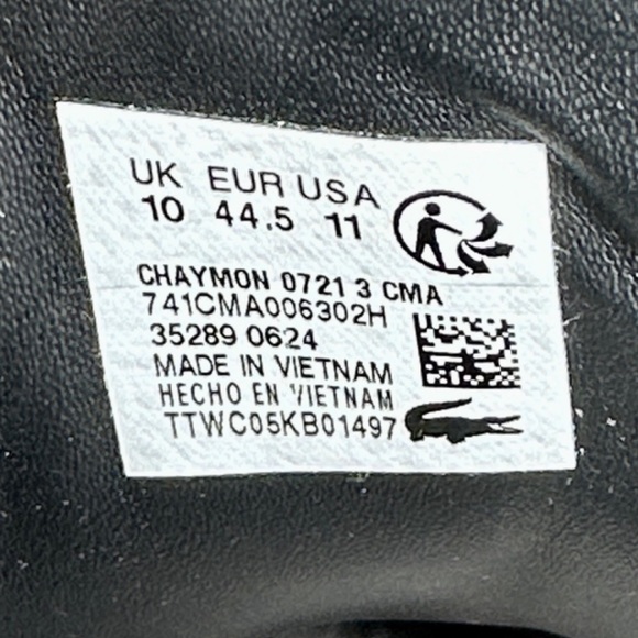 Men's Men’s LACOSTE Chaymon Sneakers size 11 - Picture 16 of 16